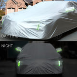 1 x RAW Customer Returns BEXITA Car Tarpaulin Car Cover Full Garage Winter Outdoor Car Garage Indoor Dustproof Windproof Snowproof UV Protection for Sedan Length up to 470cm  - RRP €39.98