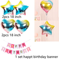 2 x Brand New Inflatable Number 16 Balloons, Rainbow Decoration, Birthday Decoration for Girl and Boy - RRP €38.4