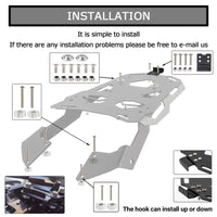 1 x RAW Customer Returns Rear Luggage Rack for CB500X 2013-2023 and for CB400X 2023 and for CB500F 2013-2018 and for NX400 NX500 2024,PSLER Motorcycle Rear Luggage Rack Motorcycle Accessories - RRP €99.99