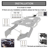 1 x RAW Customer Returns Rear Luggage Rack for CB500X 2013-2023 and for CB400X 2023 and for CB500F 2013-2018 and for NX400 NX500 2024,PSLER Motorcycle Rear Luggage Rack Motorcycle Accessories - RRP €99.99