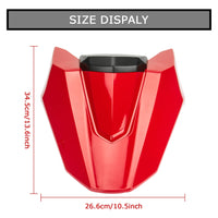 1 x RAW Customer Returns Pillion Passenger Cowl Rear Seat Cover for CB650R CBR650R 2018 2019 2020 2021 2022 2023 PSLER Seat Cap Tail Fairing Motorcycle Accessories Light Red  - RRP €62.99