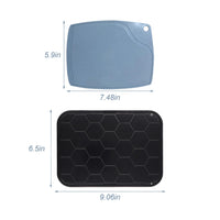 3 x Brand New 2 Pieces Miracle Melt Defrosting Board Plastic Metal Aluminum Defrosting Tray Defrosting Tray Kitchen Tools Quick Defrosting Plate Defrosting Defrosting Plate - RRP €68.4