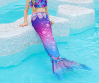 1 x RAW Customer Returns shepretty mermaid fin girls swimming with mermaid fin children,LANM6,120 - RRP €43.36