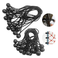 1 x Brand New Elastic Tensioners, Elastic Tensioners, 30 Pieces Professional Tensioners with Ball, for Garden Curtains, Pavilions, Tents, Elastic Tensioners for Banner, Tensioner for Tarps - RRP €12.26