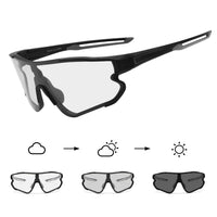 1 x RAW Customer Returns DUDUKING Sunglasses Self-tinting Polarized Cycling Glasses Men Women, UV 400 Protection Sports Glasses Cycling Eyewear for Outdoor Sports Cycling Running Golf Baseball Glasses - RRP €27.99