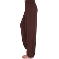 1 x RAW Customer Returns MEISHINE Women s Modal Elastic Yoga Pants Harem Fitness Pants Pilates Pants Dance Pants Workout Sports Pants Jogging Pants, MSGBT, Brown, MSGBT XXXL - RRP €27.6