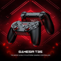 1 x RAW Customer Returns GameSir T3s Wireless Controller for Windows PC iOS13 Android Phone Tablet, Bluetooth Game Controller for Switch, Mobile Gamepad for Apple Arcade MFi Games with Adjustable Vibration, 4 Levels Turbo - RRP €35.11