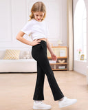 1 x RAW Customer Returns Domee Girls Leggings Flared Pants Sports Pants Black Night 158 Manufacturer Size 160  - RRP €19.15