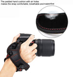 1 x RAW Customer Returns JJC Camera Wrist Strap for DSLR Cameras Canon Nikon with U Type Plate  - RRP €31.72