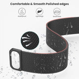 1 x RAW Customer Returns Original stainless steel Milanese loop compatible with Apple Watch strap 38mm 40mm 41mm 42mm 44mm 45mm 49mm, replacement strap for iwatch Ultra Ultra 2, SE Series 9 8 7 6 5 4 3 2 1 black, 49 45 44 42mm  - RRP €19.99