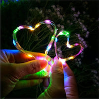 2 x RAW Customer Returns ZEEFO Colorful 20 m 200 LED fairy lights battery outdoor fairy lights for Christmas, bedroom, party, wedding - RRP €19.78