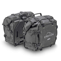 1 x RAW Customer Returns Givi Canyon Pair of Waterproof Side Bags, Black - RRP €390.48