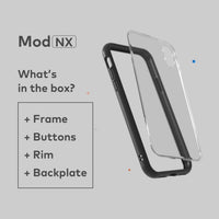 1 x RAW Customer Returns RhinoShield Case Compatible with iPhone XR Mod NX - Customizable Thin Protection with Shock Absorption Technology BPA Free Replacement Program - Gray - RRP €31.99