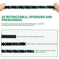 1 x RAW Customer Returns Gobesty Flexible Garden Hose 30M, Flexible Water Hose, Stretchable Water Hose with 10 Function Nozzle Shower, Lightweight and Kink-Free Flexible Hose, Garden Hoses with Triple Latex Core Green  - RRP €33.26