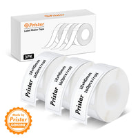 1 x RAW Customer Returns Pristar P15 Labels, 3 Rolls 12mm x 40mm, Thermal Adhesive Tape, Compatible with P15 Label Maker, White, 160 Labels Roll - RRP €16.82