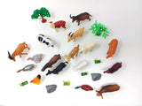 12 x Brand New Brigamo 17 x Farm Animal Figures Farm Animal Mix, Farm Toys - RRP €189.48