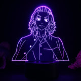 8 x Brand New Anime 3D LED Lamp Light Tokyo Revengers Manjiro Sano Lamp 7 Colors Creative LED Figures Night Light Table Lighting Anime Decoration for Gifts Bedroom Decoration - RRP €166.56