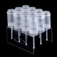 1 x RAW Customer Returns ZLKSKER Pack of 12 Cake Push Up Pop Containers with Tray, Cake Pop Molds Stand for Homemade Treats Desserts Snacks - RRP €21.61