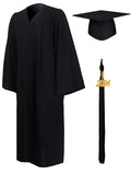 1 x RAW Customer Returns GraduationMall 2023 Graduation Gown Toga and Cap Graduation Hat Men Women Tassel University Ceremony Unisex Black Carnival Costume - RRP €26.99