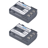 1 x RAW Customer Returns DuraPro 2Pcs NB-2L NB-2LH Battery Dual USB Charger for Canon EOS 350D 400D MD265 MV960 PowerShot G7 G9 S70 S80 ZR950 ZR960 HG10 HV40 Cameras - RRP €23.99