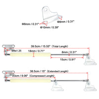 1 x RAW Customer Returns X AUTOHAUX 2pcs Gas Struts 300N 67LB Gas Strut Compression Spring Lift-O-Mat Hinge Door Lift Supports Struts Gas Spring 15 inch for RV Yellow - RRP €32.99