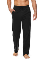 1 x RAW Customer Returns Butrends Men s Jogging Bottoms Cotton Yoga Leisure Trousers Breathable Sweatpants Open Bottom Training Trousers Men s Long Sports Trousers with Pocket Black 3XL - RRP €33.99