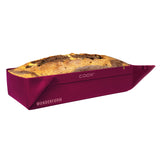 1 x RAW Customer Returns coox WUNDERFORM Basic M in dark red, the first foldable loaf pan, space-saving baking pan made of silicone BPA-free - RRP €20.15