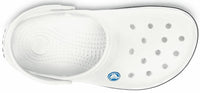 1 x RAW Customer Returns Crocs Crocband, Zuecos Unisex adult, Blanco, 37 38 EU - RRP €28.66