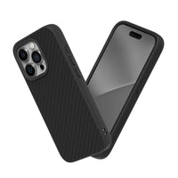 1 x RAW Customer Returns RhinoShield Case Compatible with iPhone 15 Pro MAX SolidSuit - Case with Shock Absorption Technology - Resistant to impacts of more than 3.5 Meters - Carbon - RRP €34.99