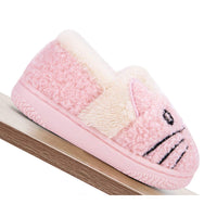 1 x RAW Customer Returns KVbabby slippers girls slippers plush boys cotton slippers children warm cat soft slippers women winter cartoon lightweight non-slip slippers 21-22 EU label size 14-15 Pink2 - RRP €19.15