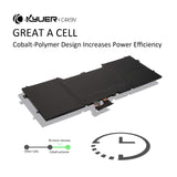 1 x RAW Customer Returns KYUER 55Wh Y9N00 C4K9V Laptop Akku f r Dell XPS 12-L221X 12-9Q23 12-9Q33 12D-1708 XPS 13-9333 13-L321X 13-L322X 9333-3081 9Q33-7925 9Q23-5550 Convertible Ultrabook PKH18 3H76R WV7G0 489XN Battery - RRP €46.38