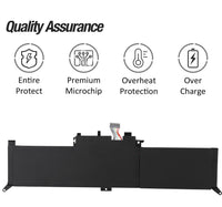 1 x RAW Customer Returns CRLYLC 15.2V 51Wh 01AV432 Laptop Battery for Lenovo ThinkPad Yoga 260 370 X380 00HW026 00HW027 370 Series 01AV433 01AV434 SB10K97589 SB10K97590 SB10K97591 Battery Replacement - RRP €44.28