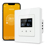 1 x RAW Customer Returns MIUCDA Thermostat Underfloor Heating Electric WiFi 16A Room Thermostat Underfloor Heating Intelligent Heating Thermostat Smart Digital Thermostat Compatible Alexa, Google Home, White - RRP €49.99