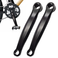 1 x RAW Customer Returns Fahibin 2 pieces bicycle crank crank arm, bicycle solid cranks, for racing bikes, mountain bikes, folding bikes 2 to the right  - RRP €12.99