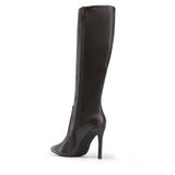 1 x RAW Customer Returns DREAM PAIRS Women s Knee High Boots with Stiletto Heel Side Zipper BROWN SDKB2202W-E Size 40 EUR  - RRP €39.38