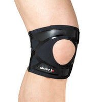 1 x RAW Customer Returns Zamst Filmista Knee S Orthosis for Adults, Unisex, Black, S - RRP €42.29