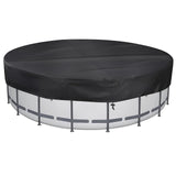 1 x RAW Customer Returns Aipwerer round pool cover for 556 cm pools 510-556cm , round pool tarpaulin winter 600D Oxford, UV-resistant, pool covers with drawstring and ground nails for swimming pools 560x20cm  - RRP €81.62