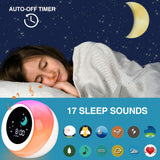 1 x RAW Customer Returns I Code alarm clock for children, children s sleep trainer, children s alarm clock with night light, sleep sound machine, sleep timer - RRP €37.96