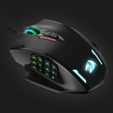 1 x RAW Customer Returns Redragon M908 Impact RGB LED MMO Mouse with Side Buttons, Optical Wired Gaming Mouse with 12,400DPI, High Precision, 20 Programmable Mouse Buttons - RRP €40.33