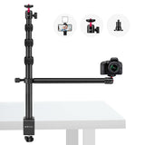 5 x RAW Customer Returns Victiv Camera Table Mount, 37cm-105cm Camera Table Tripod for DSLR Canon, Light Tripod Clamp with Flexible Arm 1 4 Ball Head for Camera, LED Light, Webcam, Cell Phone Table Tripod for Smartphone - RRP €201.65