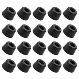 1 x Brand New QUARKZMAN 16mmx10mm Rubber Feet Bumpers x 32pcs. Non-Slip Round Rubber Feet with Screws for Furniture, Electronics and Cutting Board, Black  - RRP €20.4