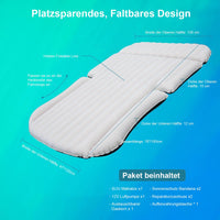 1 x RAW Customer Returns Ciremiv car mattress, car mattress combination, mattress car trunk, mattress car, car mattress trunk, air mattress car trunk, car bed - RRP €88.92