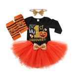 1 x Brand New Baby Girl Halloween Costume,Baby Halloween Costume My 1st Baby Girl Dress,Baby Girl Halloween Costume Pumpkin Tutu Set,Baby Girl Pajamas Halloween Outfit,Baby Halloween Gift - RRP €11.99