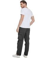 1 x RAW Customer Returns YAOHUOLE Men s Cargo Pants Elastic Cargo Jogging Cargo Pants Men Baggy Gray 56 - RRP €42.51