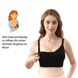 1 x RAW Customer Returns iloveSIA women s nursing bra, comfortable maternity wear, nursing bra, black pink, L fit 80BC - RRP €24.36