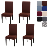 1 x RAW Customer Returns Chair covers set of 4 or 6 stretch chair covers for dining room chairs, removable washable chairs protection decoration chair cover for hotel, ceremony, banquet, kitchen, restaurant, home, wedding, party - RRP €19.99