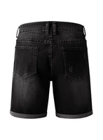 6 x Brand New Jolicloth Men s Shorts Black Jeans Summer Pants Short Denim Shorts for Men with Pockets Regular Fit S - RRP €181.2