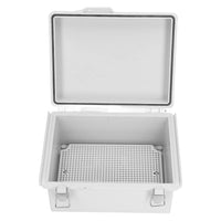 1 x RAW Customer Returns ABS Junction Box, IP67 Waterproof DIY Electrical Enclosure, Clear Hinged Cover Outside Wall Enclosure, Electrical Boxes, for Indoor and Outdoor Use 220 x 170 x 110mm  - RRP €46.99