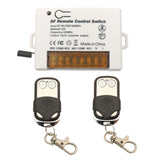 1 x RAW Customer Returns ThisRC 2 Channel Radio Relay Remote Control Switch RF AC 220V 240V 10A Relay Receiver with 2 Transmitters Key Chain Large Terminal Easy Wiring - RRP €21.99