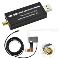 1 x RAW Customer Returns Hikity DAB adapter antenna tuner for car radio digital receiver external DAB box adapter tuner compatible audio transmission USB 2.0 dongle for Android car radio 1 Din 2 Din - RRP €36.0